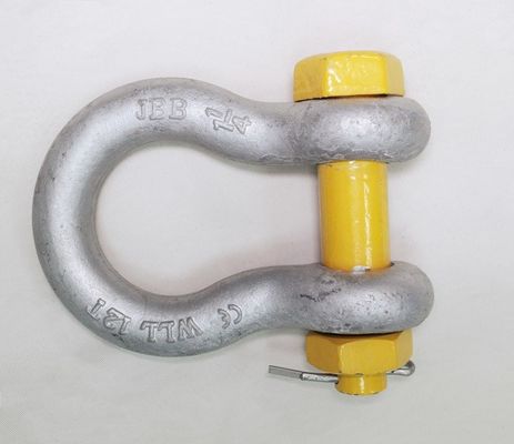 ASME B30.26-2004 Standart Bolt Tipi, korozyona dayanıklı gümüşle boyalı yay ve iğne ile kelepçeler