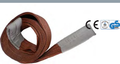 2000kg Çalışma Gücü Flat Webbing Sling - 6:1 Ağır Güçlü Uygulamalar için Güvenlik Faktörü