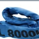 Ağır yük taşımacılığı için 1 tondan 50 tona kadar kapasiteye sahip polyester yuvarlak kaldırma salyangozu