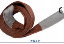 2 ton çalışma yükü limiti Polyester Webbing Sling Heavy Duty kaldırma ve malzeme işleme çözümleri için