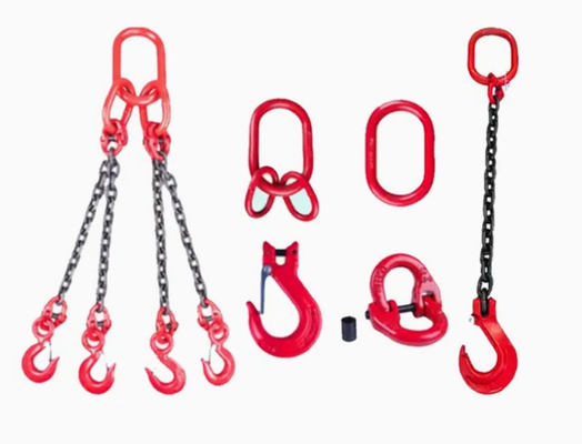 Ağır Güçlü Taşıma Zinciri Sling 80 Sınıf Alloy Çelik WLL 21.200 Kg