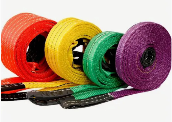 CE Sertifikalı Polyester Dokuma Sapan | Güvenli ve Verimli Tarım Kaldırma için 1t-15t Kapasite